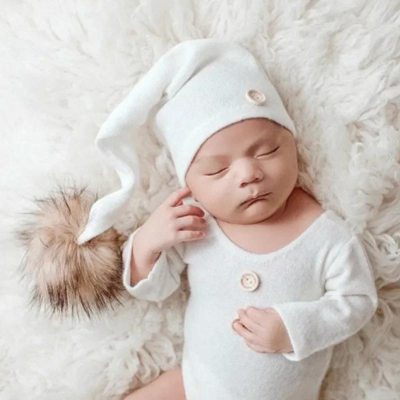 0-3 Months Newborn Photo Outfits Babies Accessories Rompers Girl Boy Birth Clothes Practical Photography Props Shooting Costumes