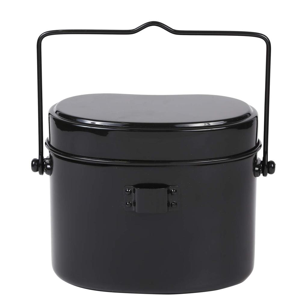 Ooi Metall Schweizisk ris kokare med handtag, 4-kopps kokare, utomhus, nödanvändning