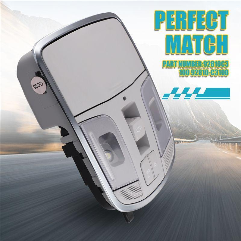 Car Ceiling Light Reading Light Assembly Front Overhead Light For 9Th Generation Sonata 2015 92810-C3100