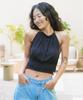 Melerila Halterneck Yoga Cover-Up_Black