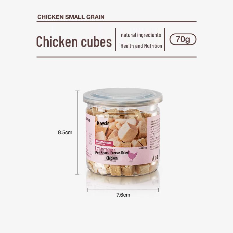 

Лакомства для питомцев: Лиофилизированная курица, утка, говядина, лосось, перепел, гранулы яичного желтка для кошек и собак (Маленькая банка)