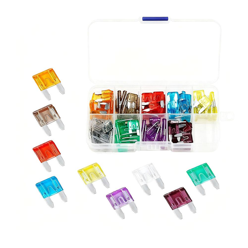 80/100/180PCS Standard Car Fuses Assortment Kit Blade-Type Automotive Fuses Replacement Fuses For Car/RV/Truck/Motorcycle/Boat