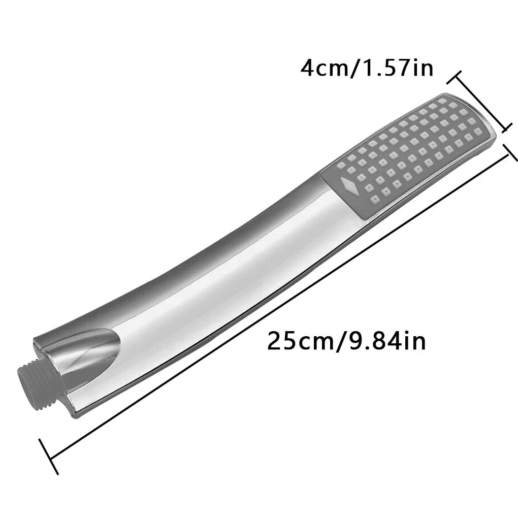 Sprinkler Head High Pressure S-shape Rectangle Rainfall ABS Square Handheld Water Saving Shower Heads Spray Supplies