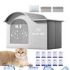 Cooling House For Cats Air Conditioned Sleeping Cat Kennel With 10 Ice Packs Pet Cooling House Cat Pet Ice House Pet Supplies