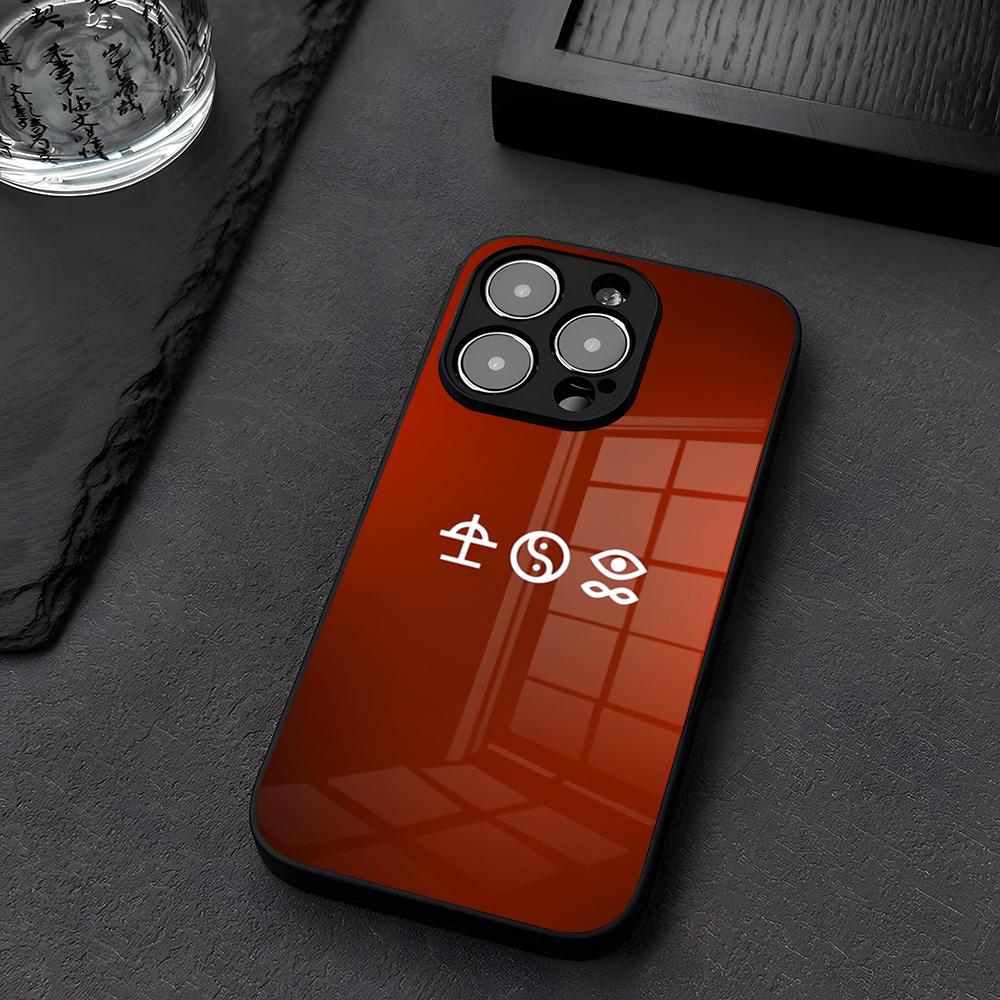 Music Bad Omens Design Phone Case Glass For IPhone 12 17 15 14 13 16 11 Pro XS Max Plus Mini X XR E2020 Tempered Coque