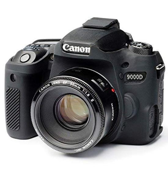DISCOVERED EasyCover Camera Cover for Canon EOS with LCD Screen 9000D, Black, Protector.