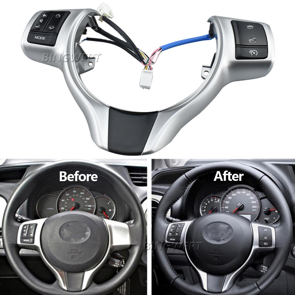 High Quality Steering Wheel Switches Buttons for Toyota Vitz / Yaris 2012 2013 2014 2015 2016