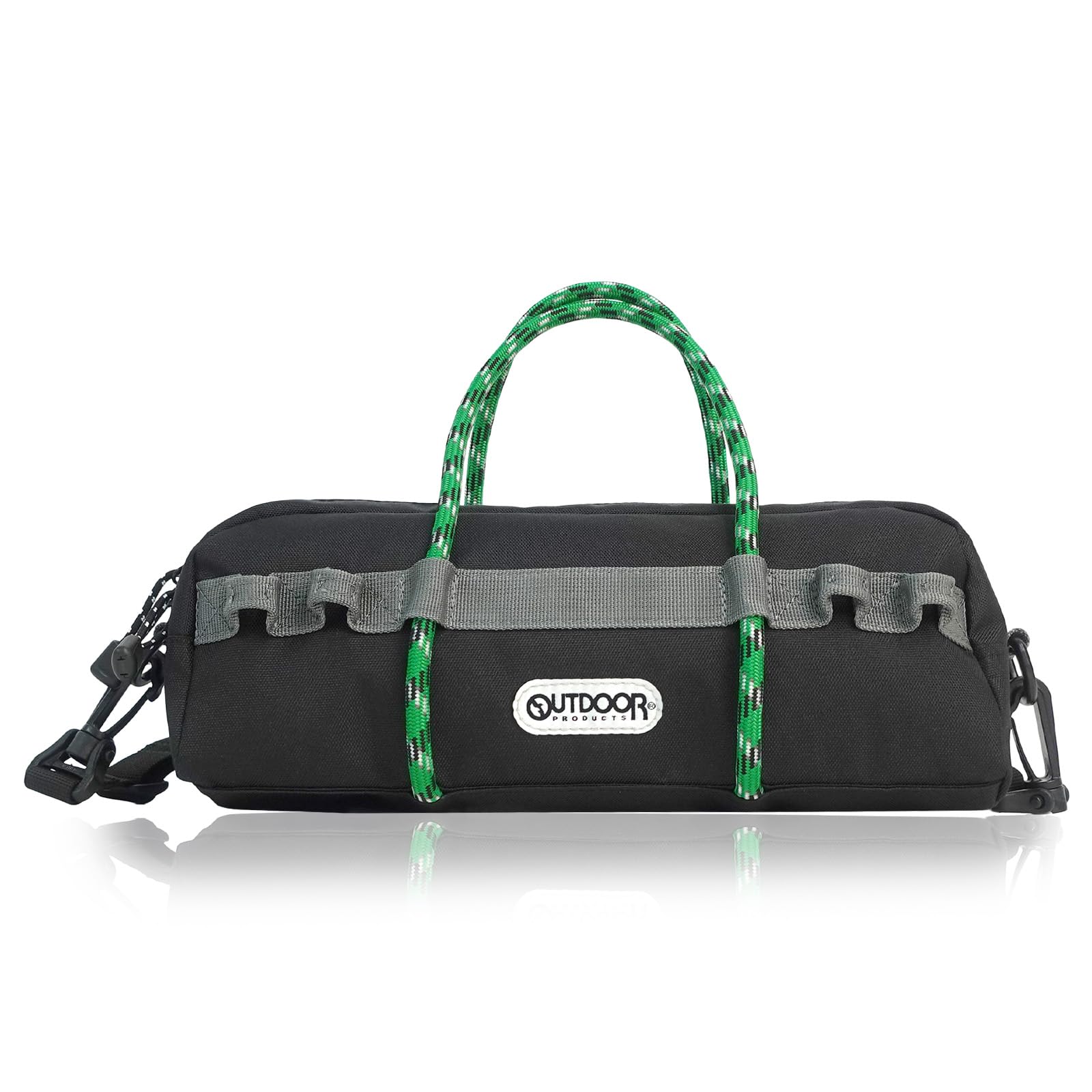 

Outdoor Products Boston Bag, Small, 2-Way, with Shoulder Strap and Middle Pocket, Rope and Wave Tape