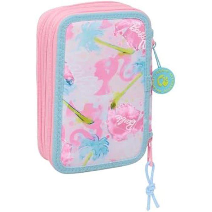 Trousse Scolaire - SAFTA - Barbie Painterly - 37 Outils - Multicolore - Enfants 5-14 Ans