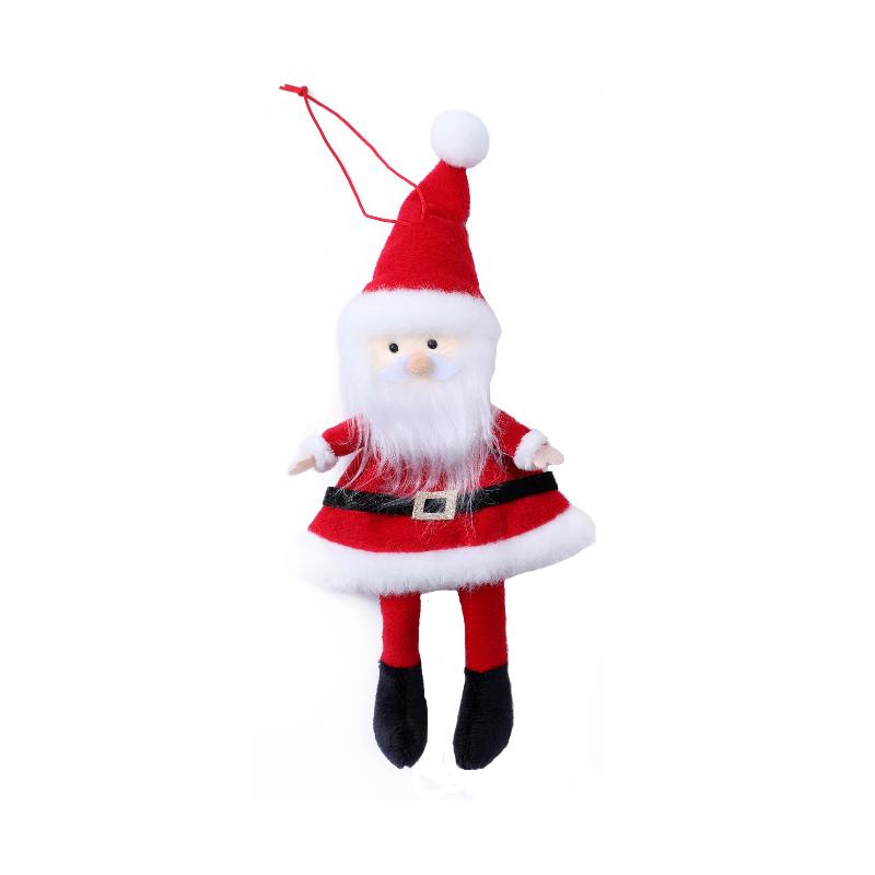 Christmas Elves Stuffed Plush Dolls Hanging Ornaments Xmas Tree Party Decor Cute Boy Girl Elf Hanging Pendants Gifts New Year