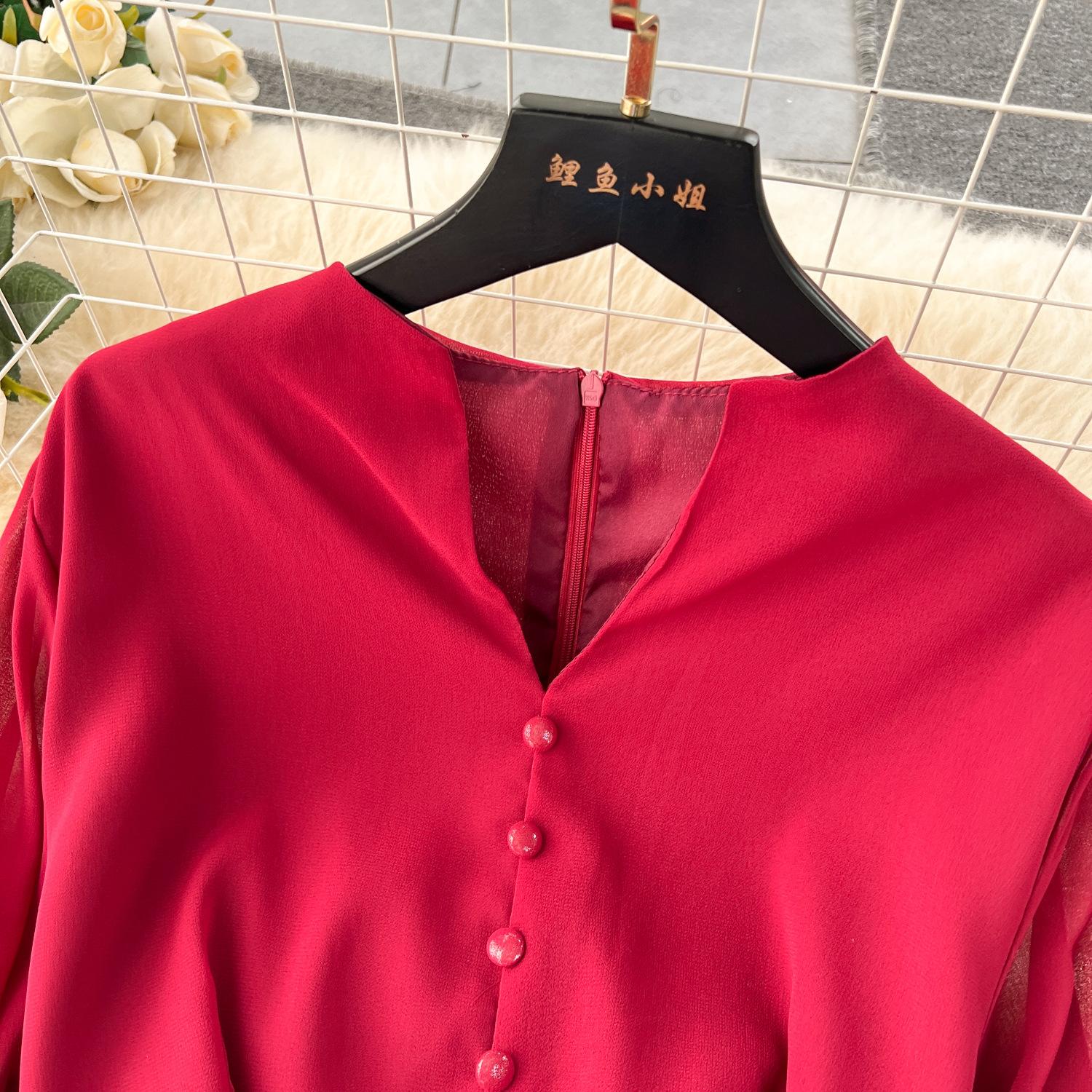 Женское модное винтажное элегантное платье А-силуэта — фото 8