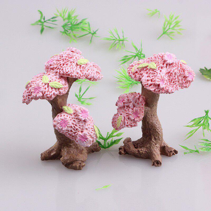 Decorative Miniature Trees & Succulents for Landscaping: Mini Fruit, Willow, Golden Leaf Trees, Moss Micro Landscape DIY Materials