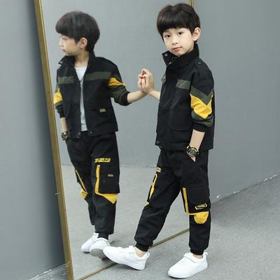 Boys' 2pcs/Set Spring Autumn Clothing Suits (Coat + Pants) - Kids  Teenager Sport School Outwear Suit