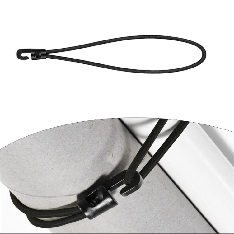 20Pcs Bungee Cord with Hook Outdoor Elastic Straps with Hook Tarpaulin Tensioner Fastening Straps Easy to Use