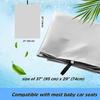 Universal Children'S Car Safety Seat Sunshade Baby Kid Dust Cover Sunscreen Blocking Ultraviolet Heat Insulation Seat Cover