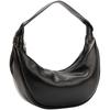 Calvin Klein Minimalist Commuter Niche Pleated Zipper Underarm Bag Crescent Bag Women Handbags Space-Black 4F3010G-UB1