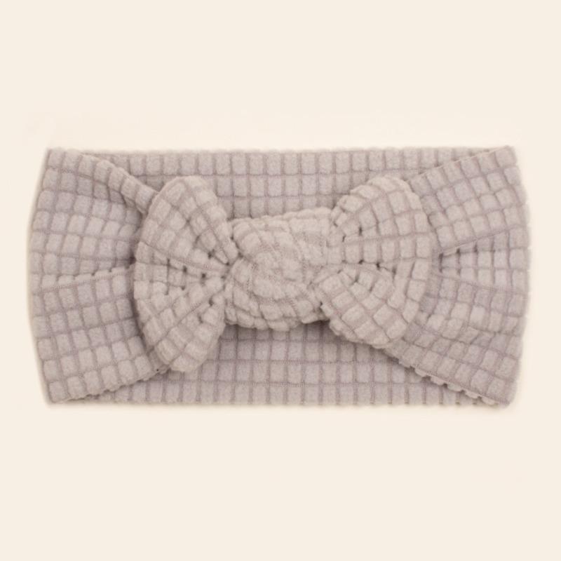 New Baby Headband, Cute Solid Color Bow Baby Fontanelle Headband, Children's Hair Accessories