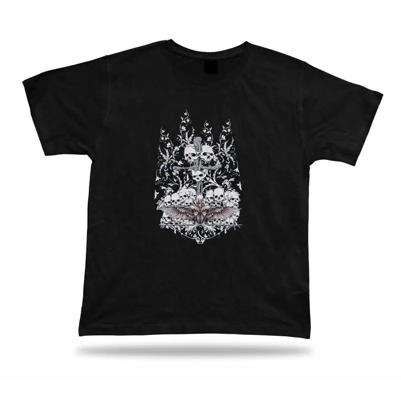 Tshirt Tee Shirt Birthday Gift Idea Trophy Grave Death Skull Gothic Cross Angel