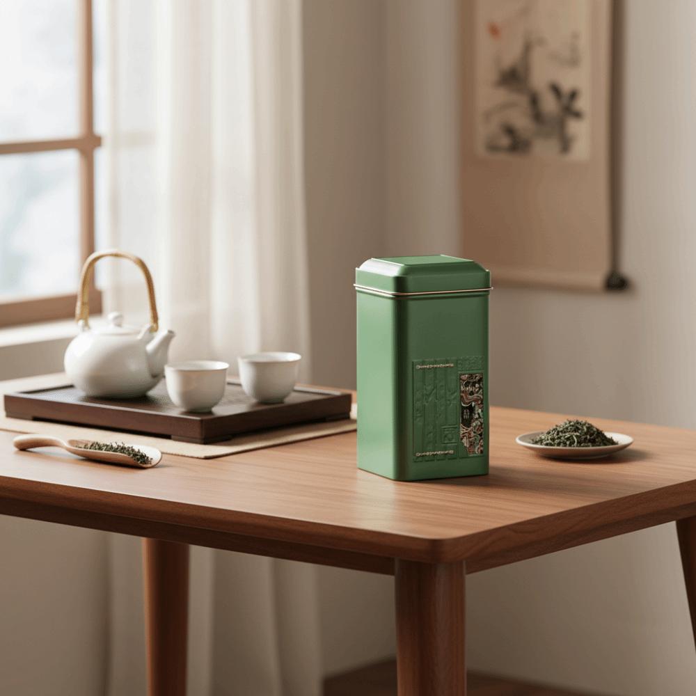 Mini Tea Sealed Jar Retro Tinplate Container Universal Tea Packaging Cans Spices Storage