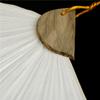 1 Stk. Weißer Faltfächer Eleganter Papierhandfächer Blanko Papierfächer Einfarbig Bunt Kreativ Handgefertigt Palastfächer