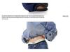 Unisex American Retro Wide-Leg Scimitar Jeans with Embroidered Pocket - Autumn Collection