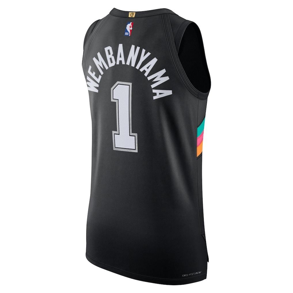 Nike Dri-FIT ADV FW25 Victor Wembanyama City Edition NBA San Antonio Spurs Comfortable Soft Skin V-Neck Pullover Basketball Jersey HM6122-010