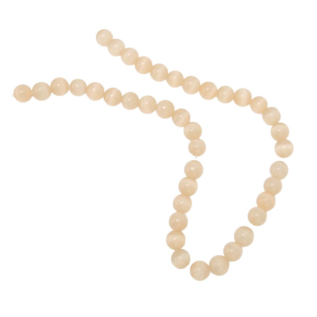 Jewelry DIY Stone Beads 10mm Excellent Polishing Light Champagne Exquisite Natural Stone Beads