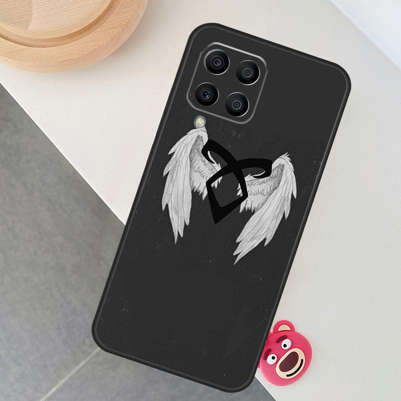 Shadowhunters Angelic Rune logo Case For Samsung Galaxy M12 M32 M52 M15 M35 M55 M31 M56 M36 M16 M06 M13 M33 M53 M14 M34 M54