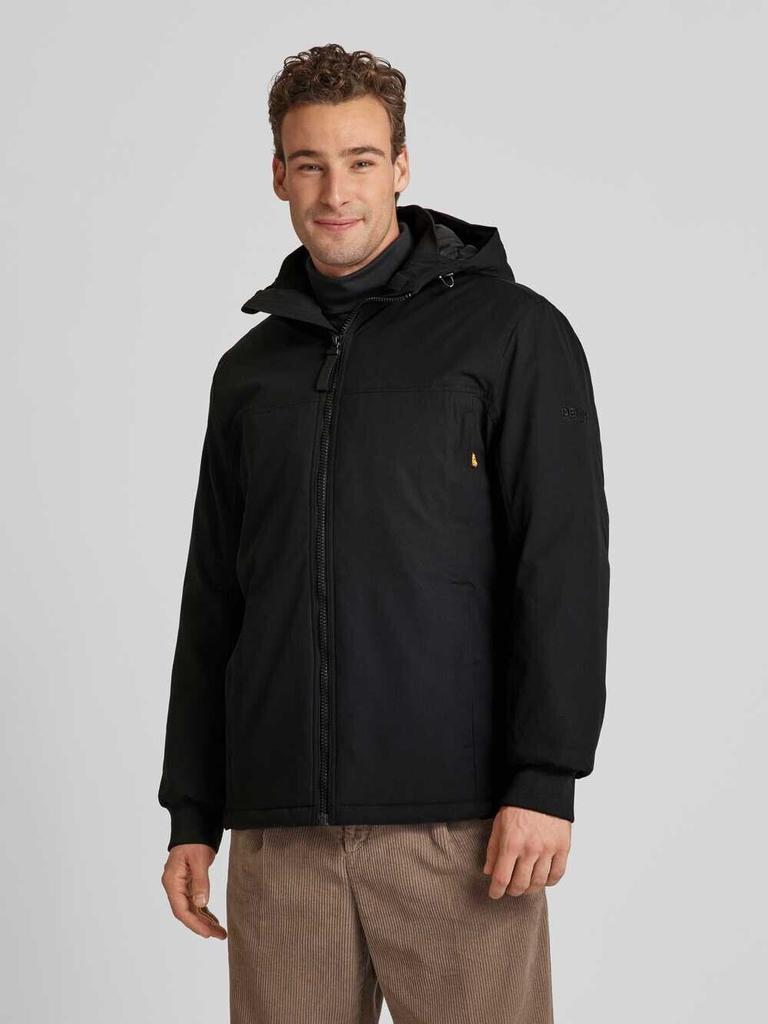 Демисезонная куртка Tom Tailor Denim Jacke Kapuze schwarz