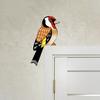 1 Pair Bird Door Topper Rustic Bird Shape Door Frame Corner Sculpture Wooden Wall Art Sign for Bedroom Living Room