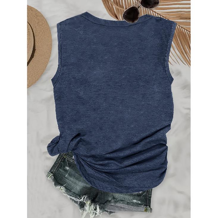 Elegant Vest for Women Bohemian colorful floral mandala print casual loose summer vest Fashionable and elegant tops for commuting, vacation, and