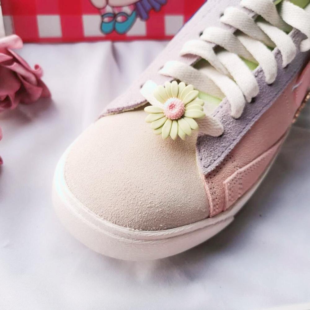 New 1pcs DIY Bow Shoe Buckle Girls and Children's DIY Shoes Accessories Trend Creative Shoelaces Decorative Shoes Accessories