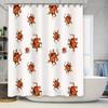 Ocean Octopus Shower Curtain Sea Life Bathroom Decor Nautical Shower Liner Waterproof Vintage Coastal Home Decor