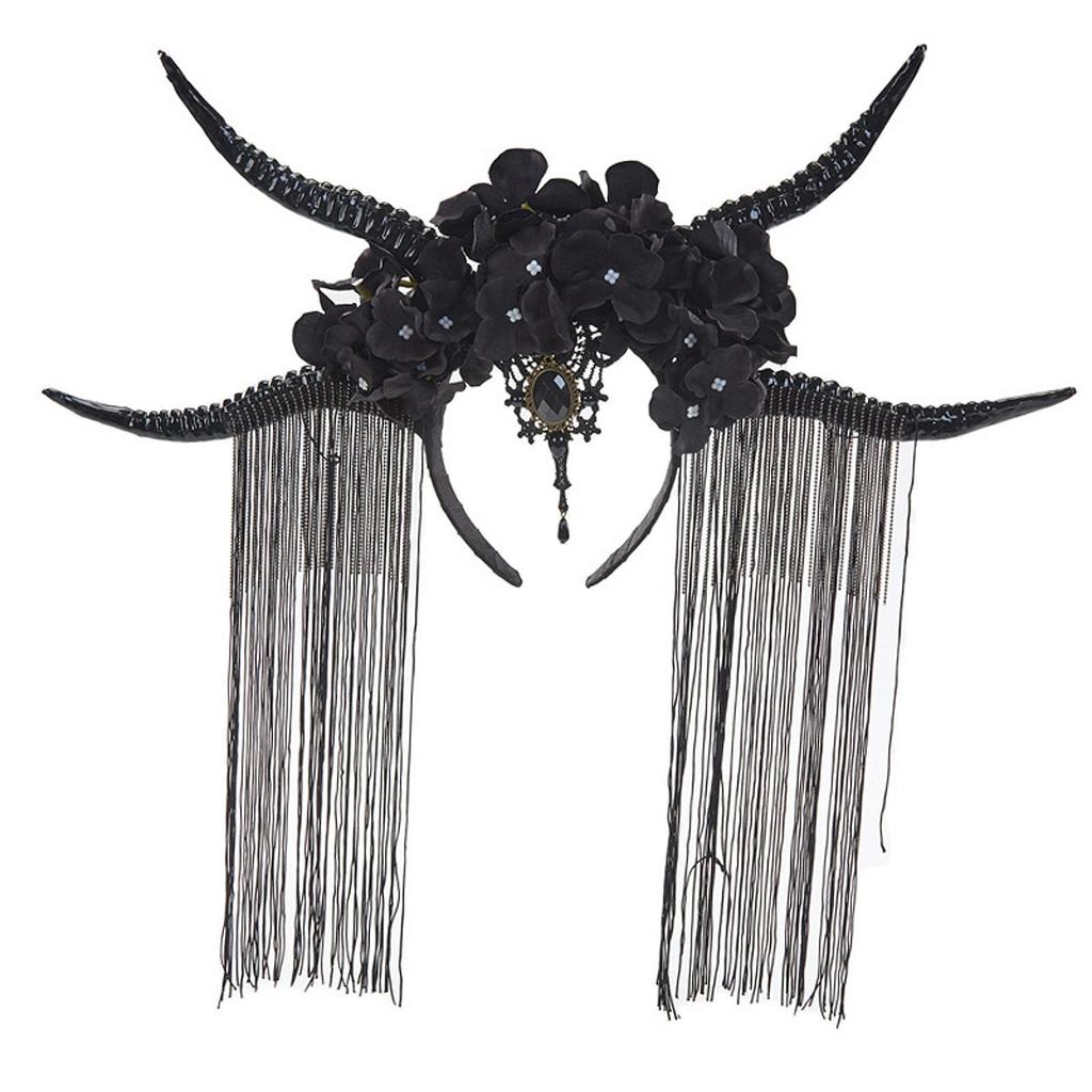Antelope Horn Tiara for Costume Party, Original Hair Accessory