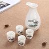 Qīwēi 9-Piece Ceramic Liquor & Sake Set