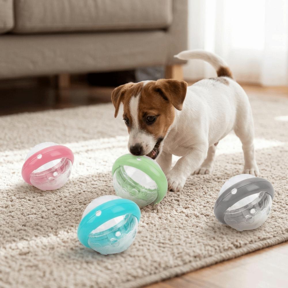 Flying Saucer Shaped Flying Saucer Pet Toy Anti-tip Dog Slow Feeder Puzzle Pet Toy Molar Chewing
