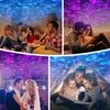 Colorful Lamp Starry Sky Galaxy Projector Light Blueteeth Voice Control Music Player LED Night Light Valentine's Day Projection