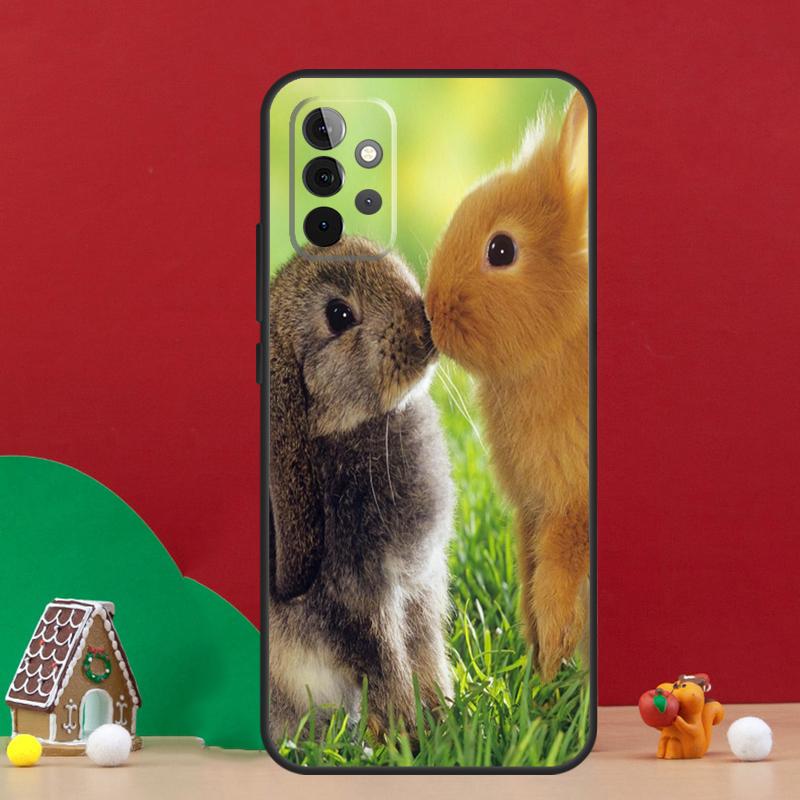 Baby Kaninchen Hase Hülle Für Samsung Galaxy A54 A06 A16 A26 A36 A56 A53 A32 A52 A33 A13 A55 A35 A15 A14 A34 A17