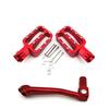 CNC Footpegs Foot Rest Pegs + Folding Gear Shifter Lever For CRF50 XR50 PW50 PW80 KLX110 TTR50  Dirt Bike Pit Bike