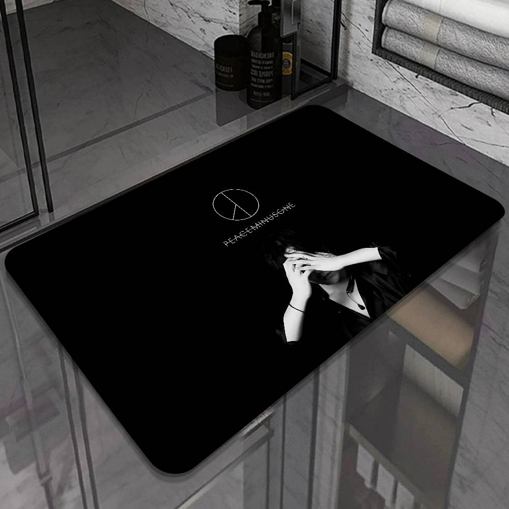 G-G-Dragon P-Peaceminusone Floor Mat INS Style Soft Bedroom Floor House Laundry Room Mat Anti-skid Household Carpets