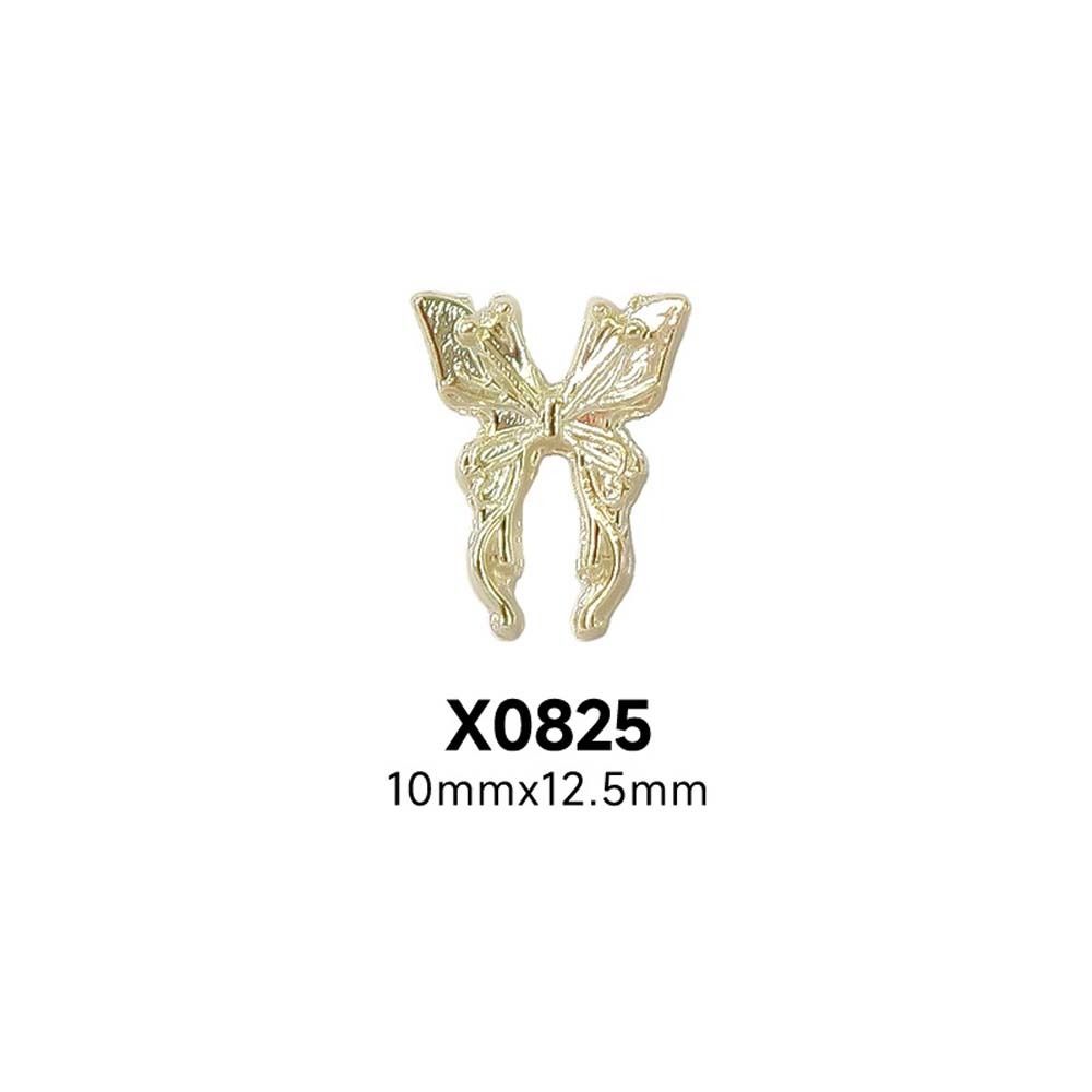 10Pcs/set Nail Rhinestones Zinc Zinc Alloy Butterfly Nail Accessories Zinc Zinc Alloy Star Nail Decorations  Nail Salon