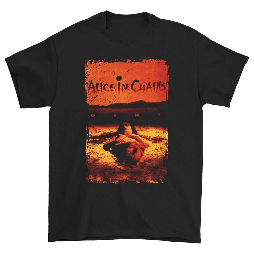 Alice In Chains TShirt Dirt Band New Black Official Unisex T-Shirt S