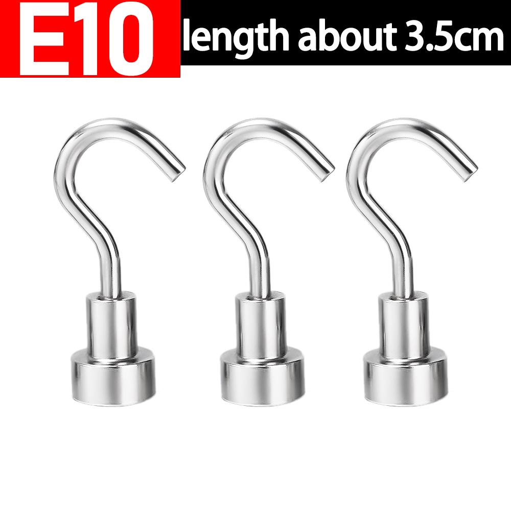 

30-1 шт. Мини-магнитный крючок, металлический, прочный, настенный, сверхпрочный, магнитный крючок, вешалка для ключей, дома, кухни, ванной, аксессуары для хранения 1PC