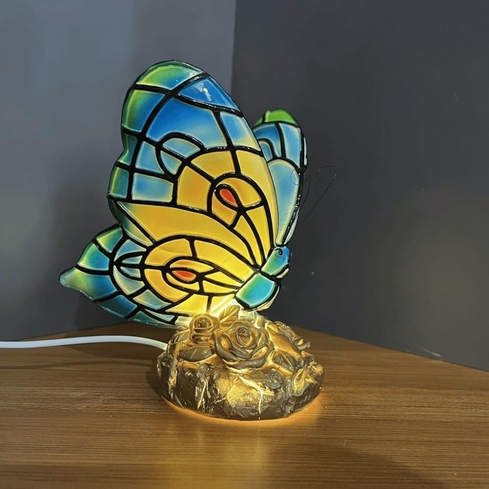 LED Butterfly Retro Night Light Ornament Modern Table Lamps Colorful Butterfly Light  Living Room