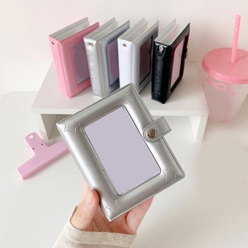 Quality PVC 3.58x2.6inch Photo Album for 40 Photos Large Capacity for Family Wedding Anniversary Storage Postcard