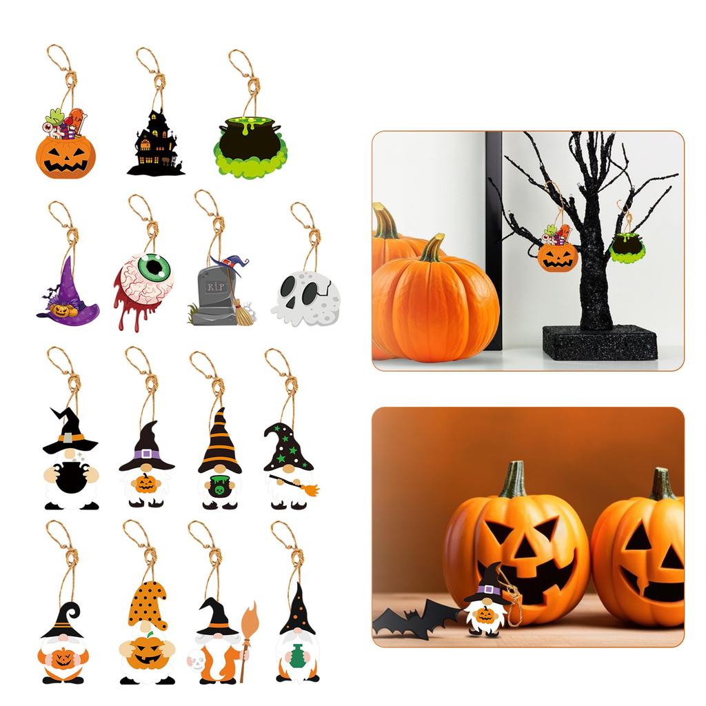 Halloween Creative Decoration 8pcs Pendant  Spider Atmosphere Scene Layout Pendant Party Supplies