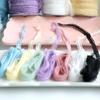 1cm Wide Double-Sided Sheer Elastic Lace Trim for Doll Clothes and Costume Accessories