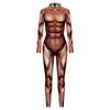 Autumn, Halloween attack human muscles digital printing pattern new onesie men