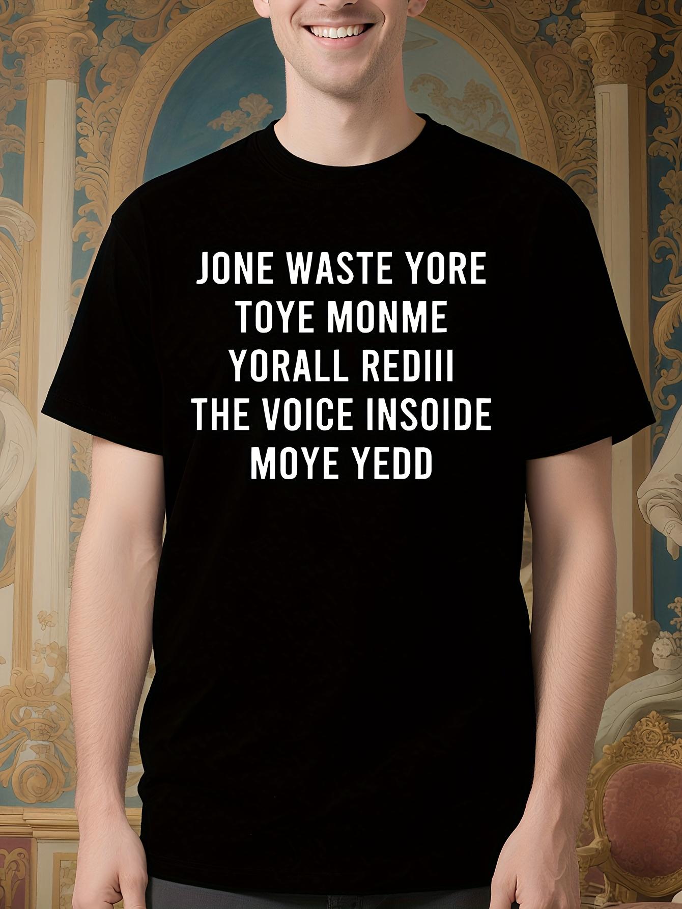 Jone Waste Yore Toye Monme Yorall Rediii Funny 100% Cotto... XXL