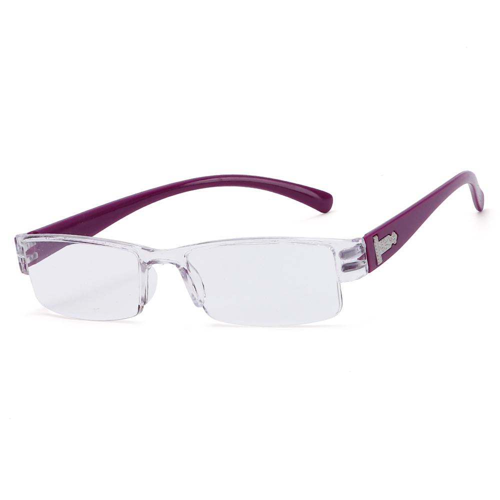 Mode Lesebrille Klassisch Business Ultraleicht Herren Damen Halbrand Alterssichtige Brille +100 +150 +200 +205 +300 +350 +400